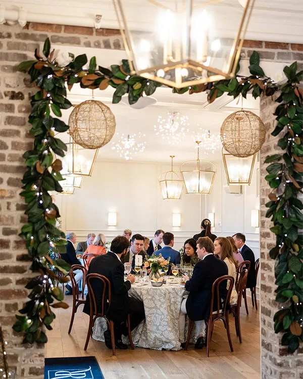 Highlighting Charleston corporate décor