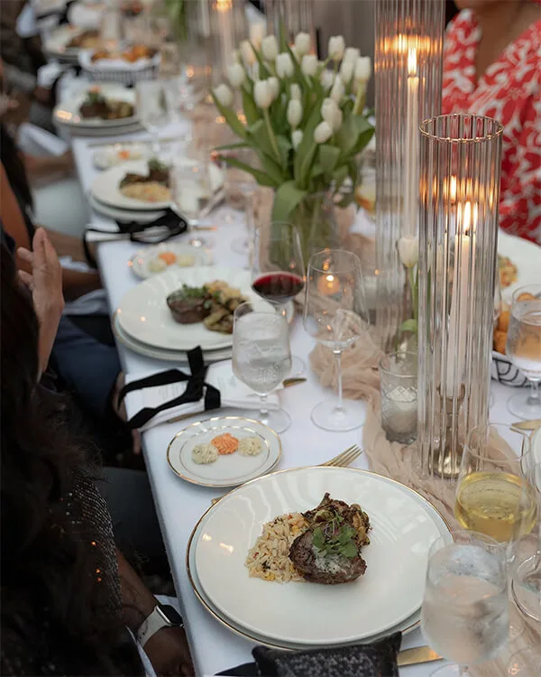 Showcasing Charleston welcome toasts